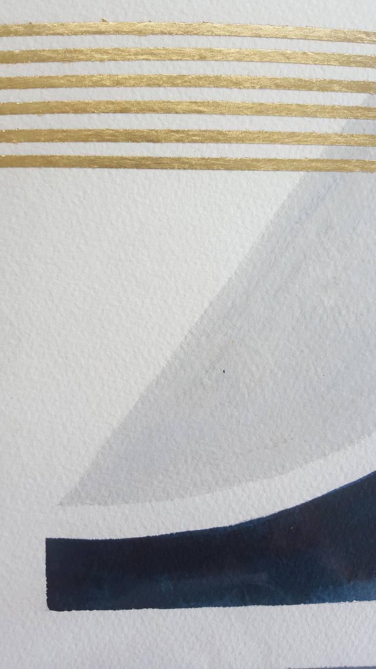 Original Abstract Geometric Painting by Chrysa Koukoura