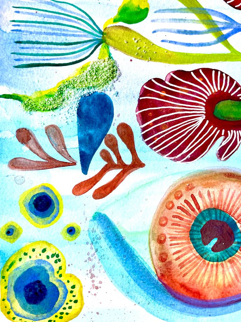 Original Abstract Expressionism Abstract Painting by Noelle Correia