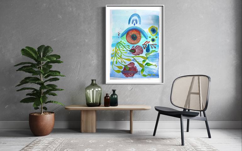 Original Abstract Expressionism Abstract Painting by Noelle Correia