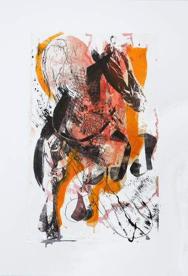 Print of Abstract Animal Printmaking by Otilia Gruneantu Scriuba