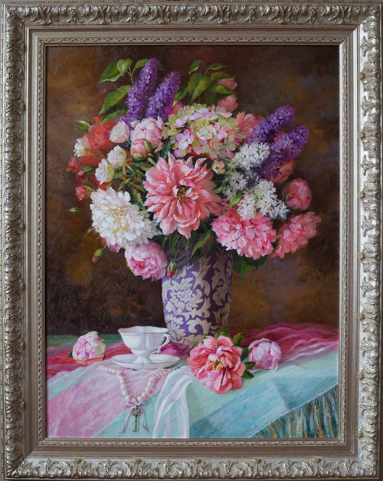 Original Floral Painting by Ira Volkova