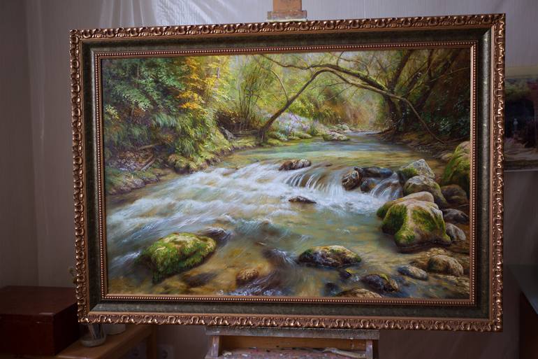 Original Landscape Painting by Ira Volkova