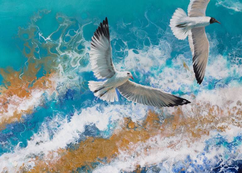 Original Seascape Painting by Ira Volkova