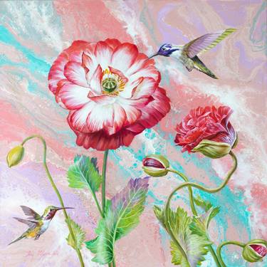 Print of Fine Art Floral Paintings by Ira Volkova