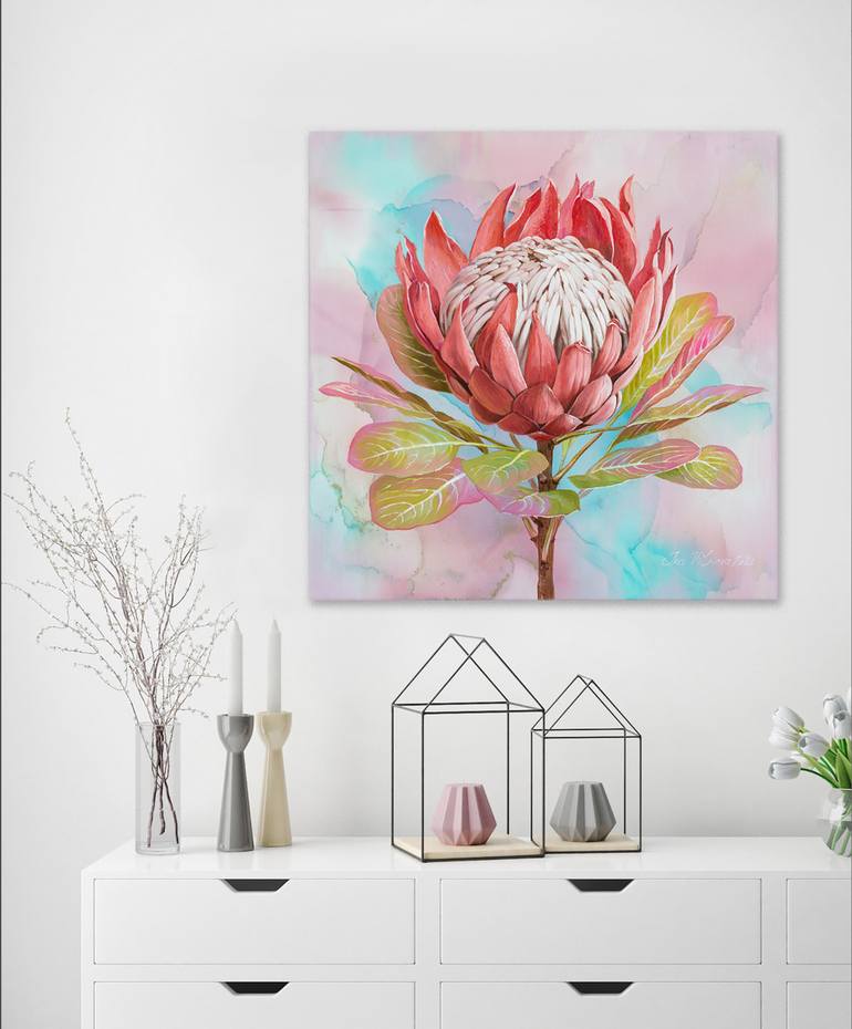 Original Impressionism Floral Painting by Ira Volkova