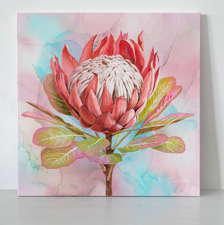 Original Impressionism Floral Painting by Ira Volkova