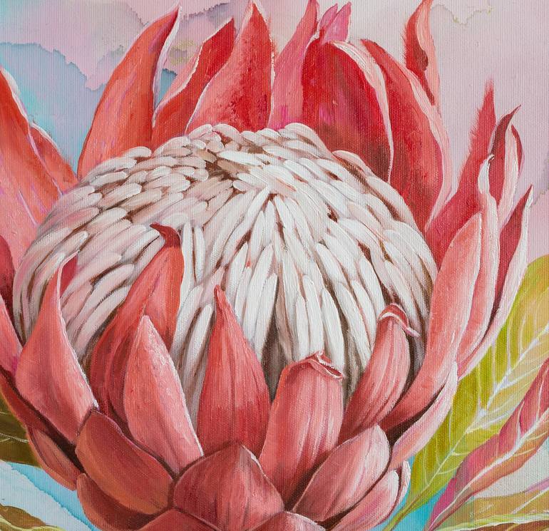 Original Impressionism Floral Painting by Ira Volkova