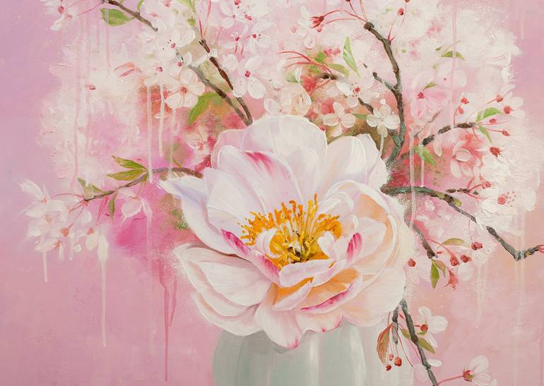 Original Floral Painting by Ira Volkova