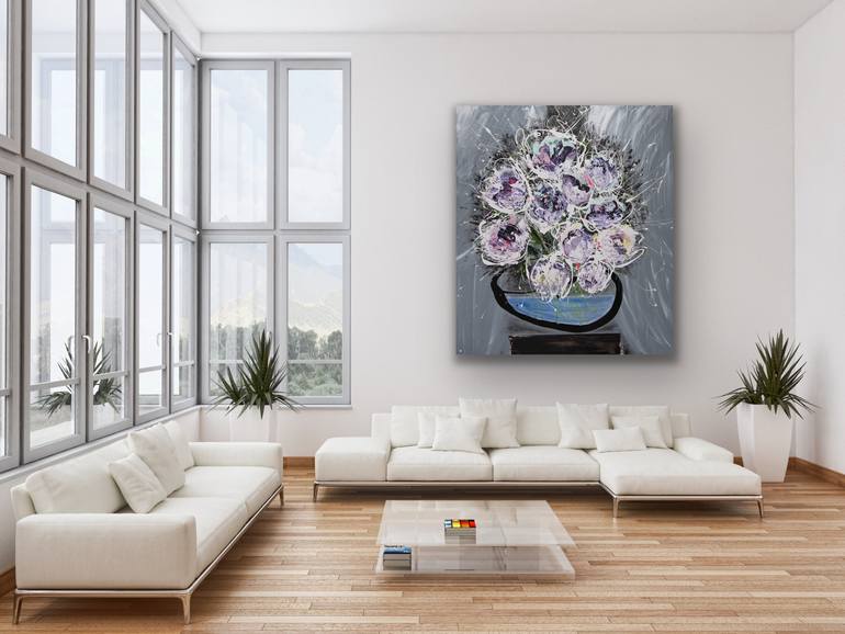 Original Abstract Still Life Painting by Annette Spinks