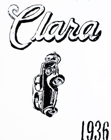 Original Pop Art Car Drawings by Jose Luis Bojorquez