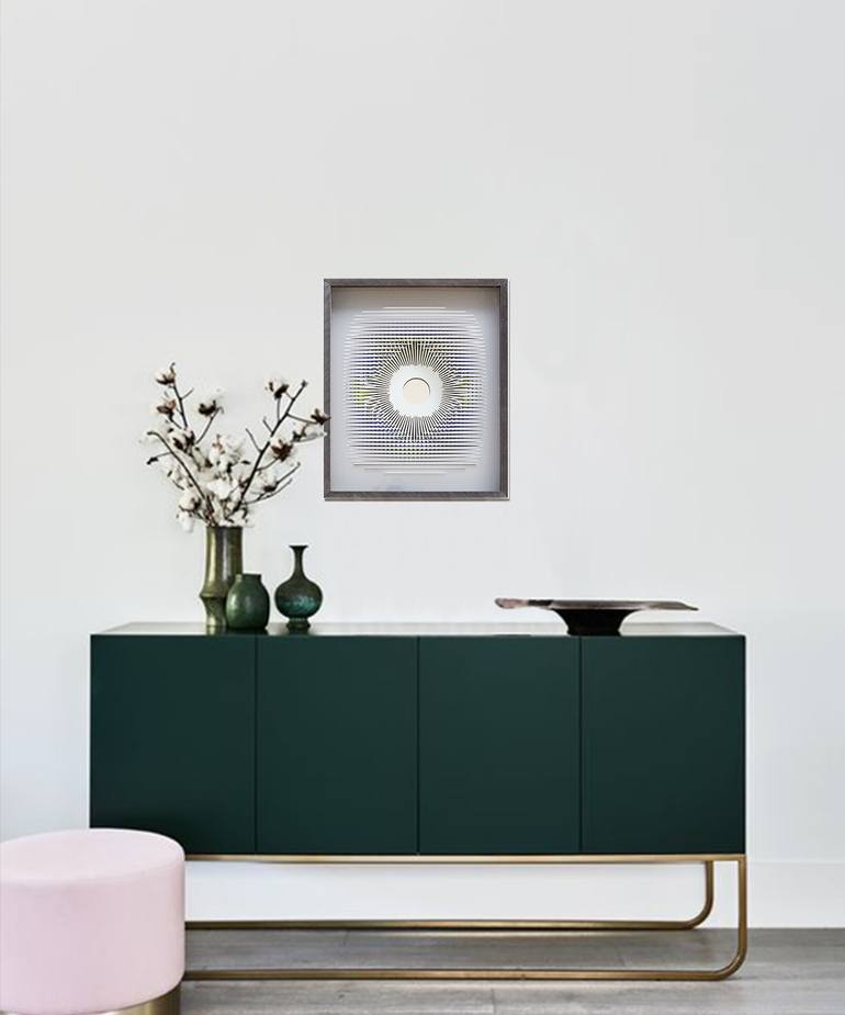 Original Minimalism Abstract Mixed Media by Isabelle Tellié