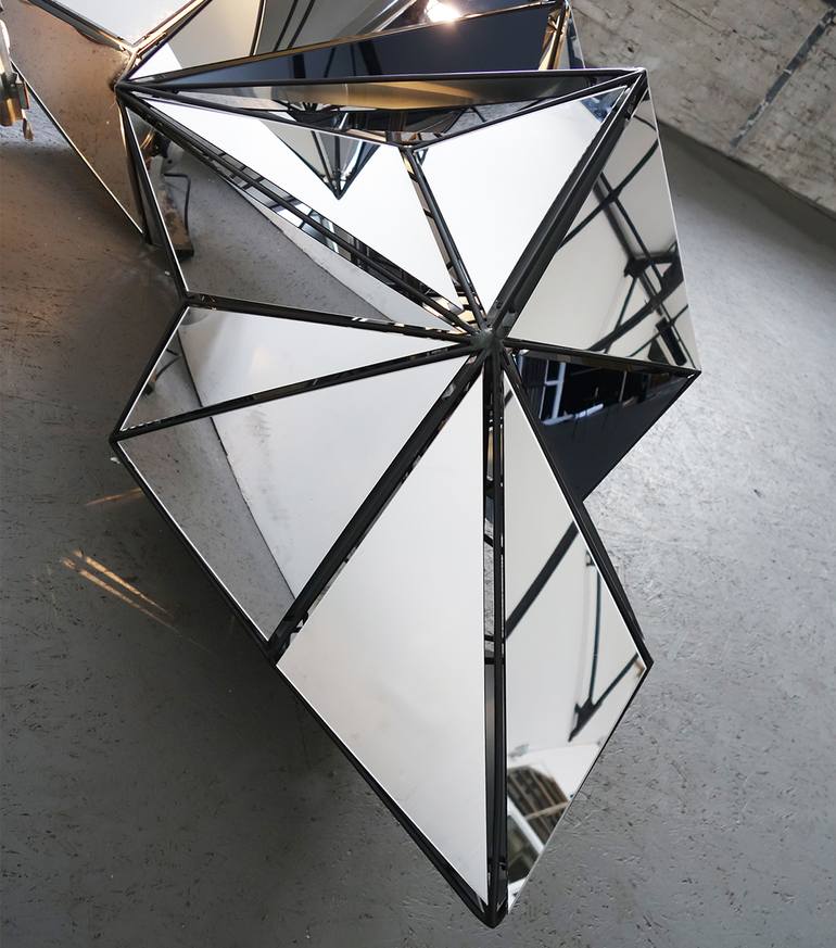 Original Conceptual Geometric Sculpture by Isabelle Tellié
