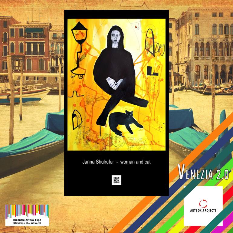 Original Conceptual Women Drawing by Janna Shulrufer