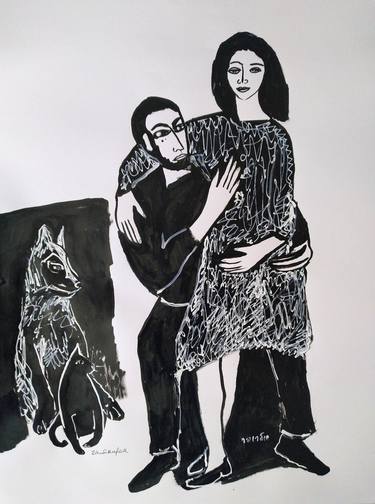 Original Conceptual Family Drawings by Janna Shulrufer