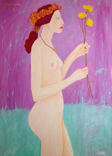 Original Conceptual Nude Paintings by Janna Shulrufer