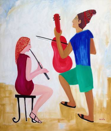 Original Music Paintings by Janna Shulrufer