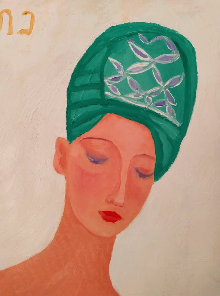 Original Figurative Religion Painting by Janna Shulrufer