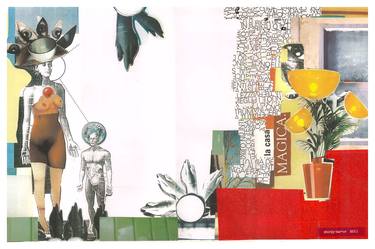 Print of Fantasy Collage by Shirily Bar-Or