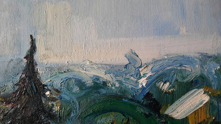 Original Figurative Landscape Painting by Ana Subirana