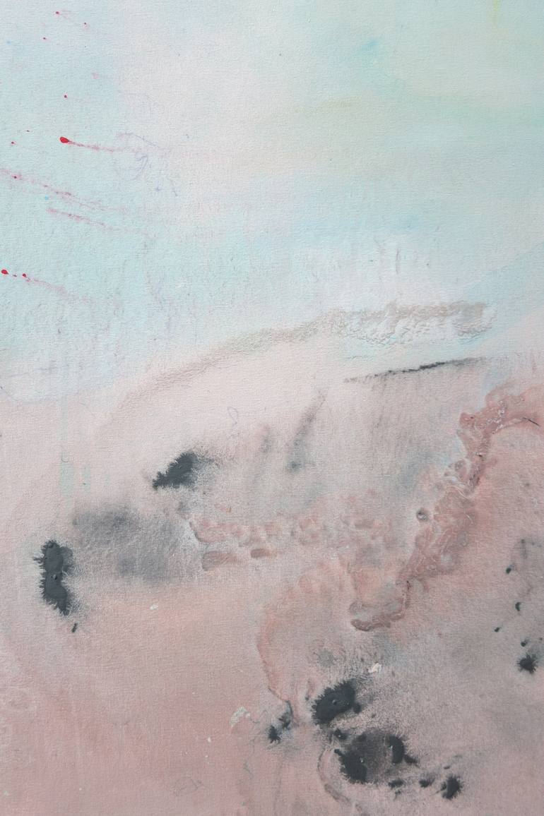 Original Abstract Beach Painting by Kate Hunt