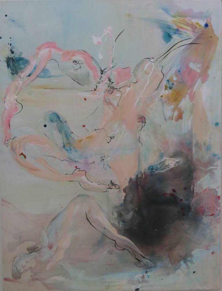 Original Abstract Body Paintings by Kate Hunt