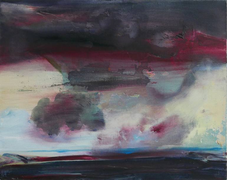 Original Abstract Landscape Paintings by Kate Hunt