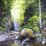 Manyava waterfall by Grygoriy Polishchuk
