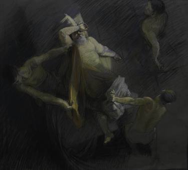 Original Figurative Religion Drawings by Aleksey Egorov