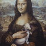 Mona Lisa with a weasel by Slemp Krzysztof Leon