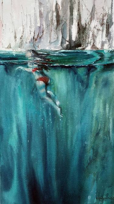 Original Contemporary Water Paintings by Maylu García