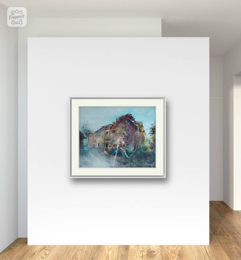 Original Contemporary Architecture Painting by Maylu  García