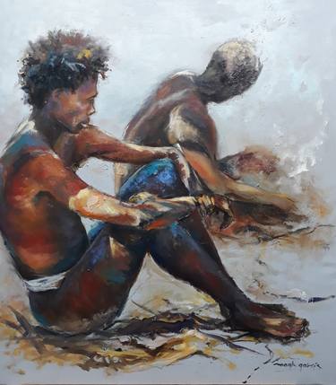 Original Figurative Places Paintings by Maylu García