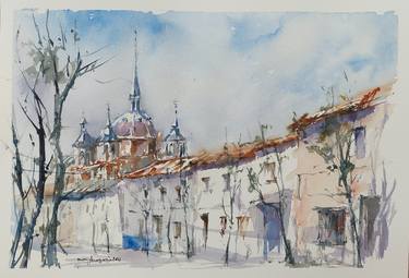 Original Architecture Paintings by Maylu García