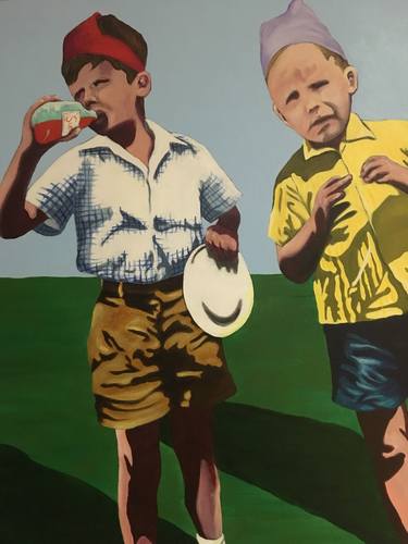 Original Modern Children Paintings by Jo White