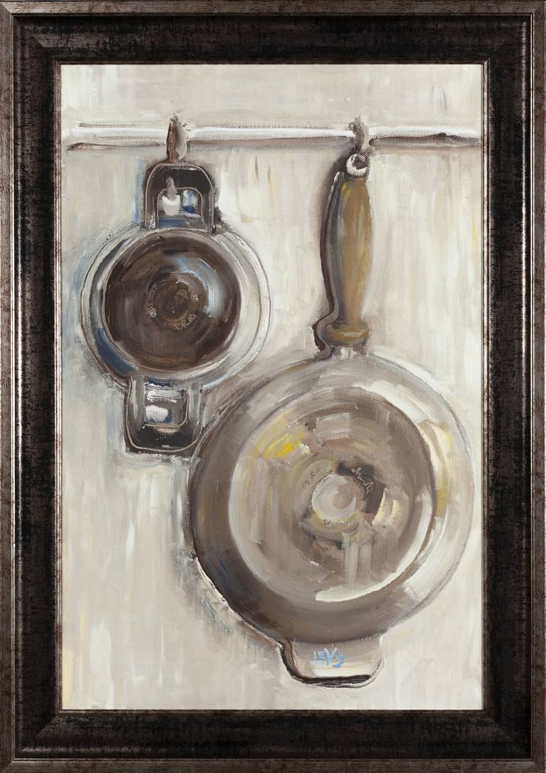 Original Kitchen Painting by Viktor Levi