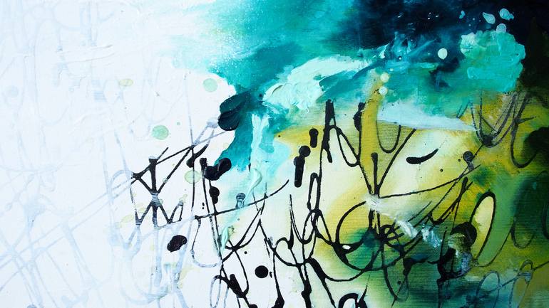 Original Abstract Painting by Anna Baer