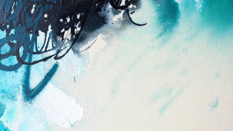 Original Abstract Expressionism Abstract Painting by Anna Baer