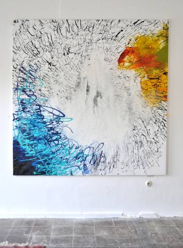 Original Abstract Expressionism Abstract Paintings by Anna Baer