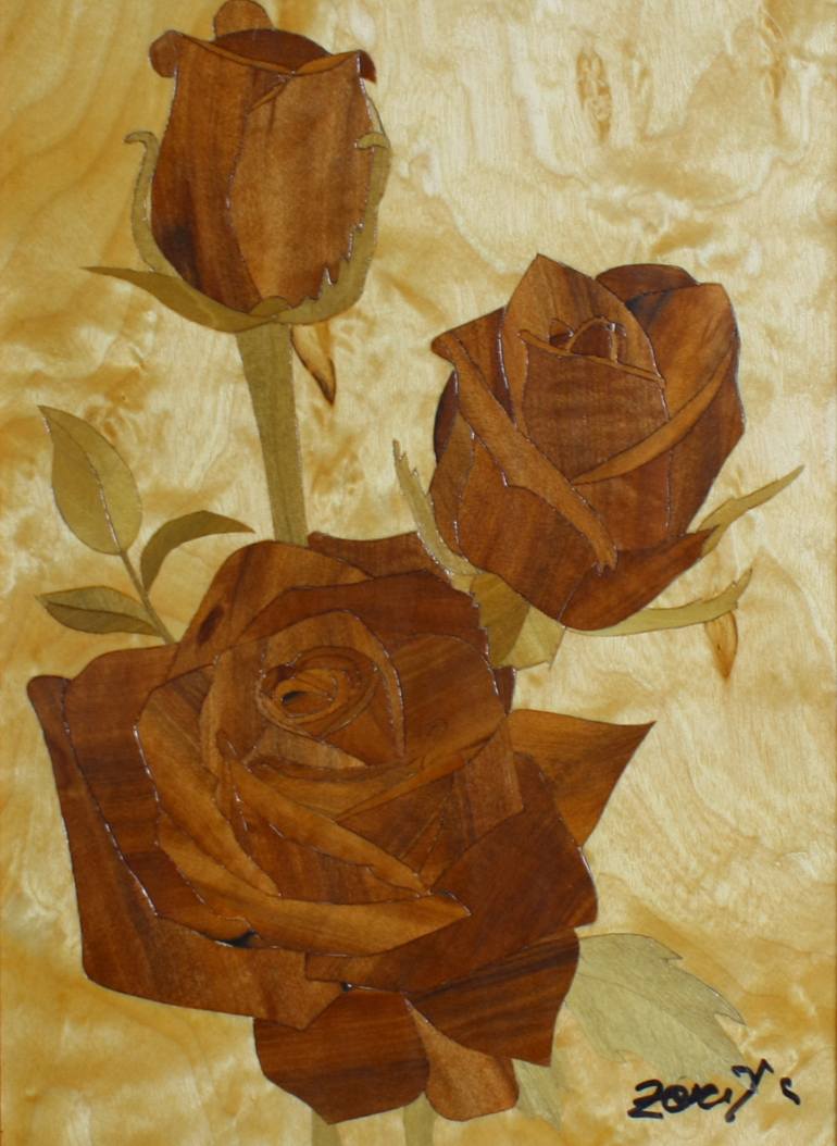 Three red roses - Print