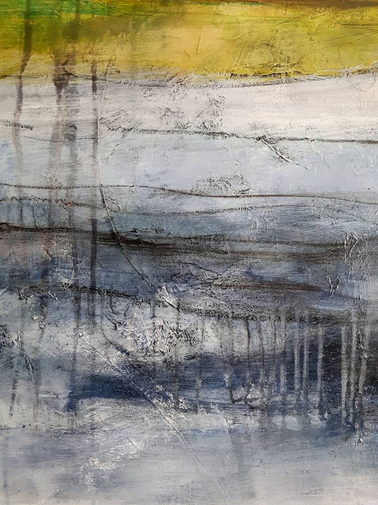 Original Abstract Expressionism Abstract Painting by Justyna Gadek