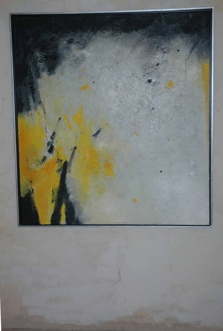 Original Abstract Expressionism Abstract Painting by Jan Aanstoot