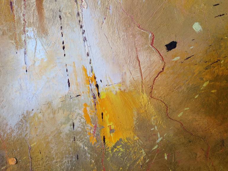 Original Abstract Expressionism Landscape Painting by Jan Aanstoot