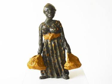 Original People Sculpture by Ginette Ashkenazy