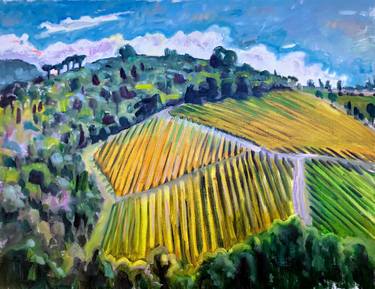 Original Landscape Painting by Vaida Mikliusiene