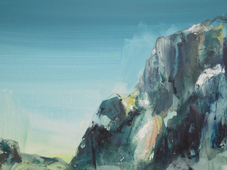 Original Abstract Expressionism Landscape Painting by Victoria Young Jamieson