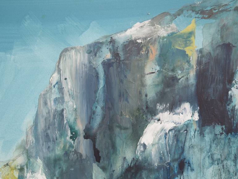 Original Abstract Expressionism Landscape Painting by Victoria Young Jamieson
