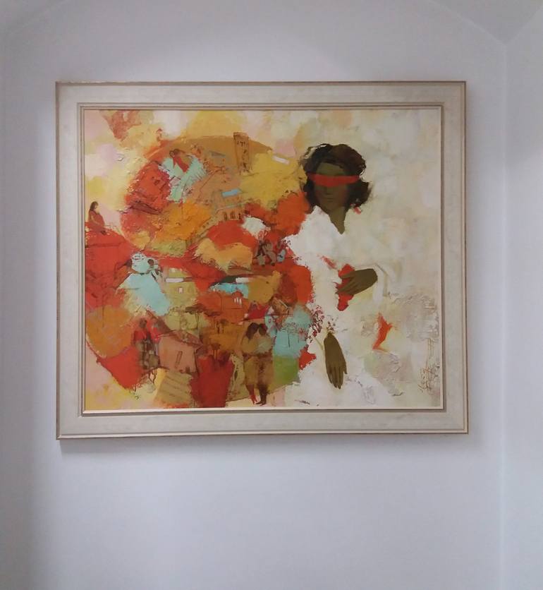 Original Figurative Women Painting by Vira Bogatyrova