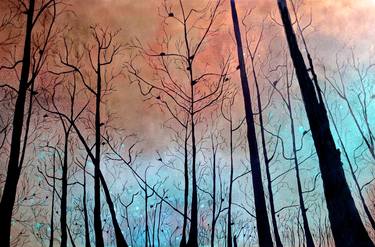 Print of Fine Art Tree Paintings by Serena Grattarola Diego Cinelli