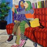 Selfie in the library by Lincoln Magalhães