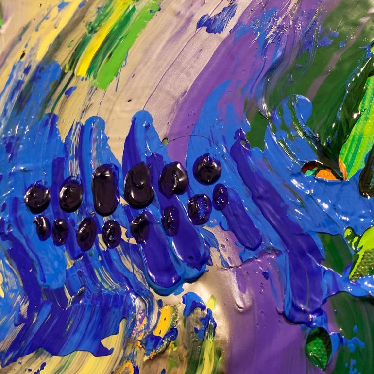 Original Abstract Painting by Lincoln Magalhães